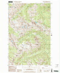 Wellesley Peak 1999 topographic map thumbnail