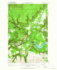 Wellpinit 1953 topographic map preview