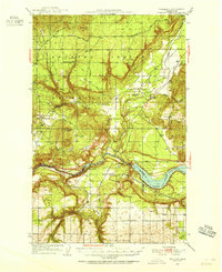 Wellpinit 1953 topographic map thumbnail