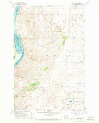 Wells Dam 1968 topographic map thumbnail