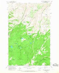 Wenatchee Heights 1966 topographic map thumbnail