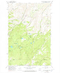 Wenatchee Heights 1966 topographic map thumbnail