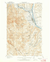 Wenatchee 1913 topographic map thumbnail