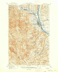 Wenatchee 1915 topographic map preview