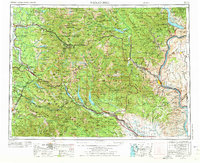Wenatchee 1957 topographic map thumbnail