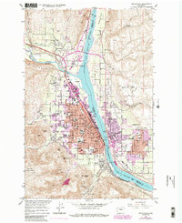 Wenatchee 1966 topographic map preview