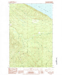 West of Pysht 1984 topographic map thumbnail