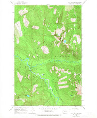 White Chuck Mtn. 1966 topographic map thumbnail