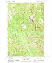 White Chuck Mtn. 1966 topographic map thumbnail