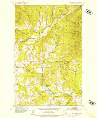 White Mud Lake 1952 topographic map thumbnail