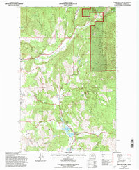 White Mud Lake 1992 topographic map thumbnail