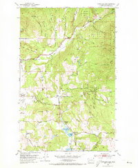 White Mud Lakes topographic map thumbnail