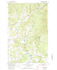White Mud Lakes 1952 topographic map thumbnail
