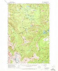 White Pass 1962 topographic map thumbnail