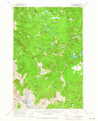 White Pass 1962 topographic map thumbnail