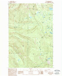 White Pass 1988 topographic map thumbnail