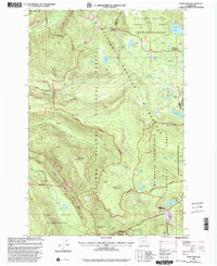 White Pass 1998 topographic map thumbnail