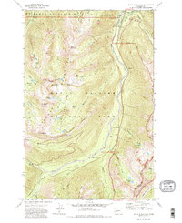 White River Park 1971 topographic map thumbnail