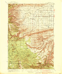 White Swan 1937 topographic map thumbnail