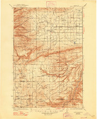 White Swan 1937 topographic map thumbnail