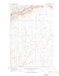 Whitstran 1965 topographic map thumbnail