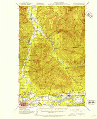 Wickersham 1951 topographic map thumbnail