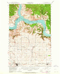 Wilbur 1948 topographic map thumbnail
