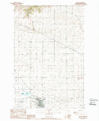 Wilbur 1989 topographic map thumbnail