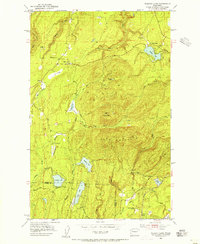 Wildcat Lake 1953 topographic map thumbnail
