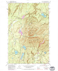 Wildcat Lake 1953 topographic map thumbnail
