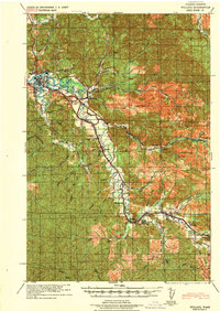 Willapa topographic map thumbnail