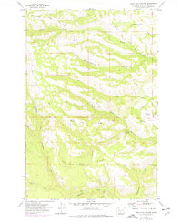 Willy Dick Canyon 1957 topographic map thumbnail