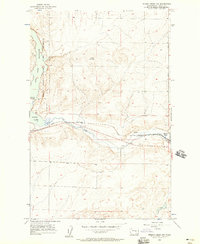 Wilson Creek NW 1956 topographic map thumbnail