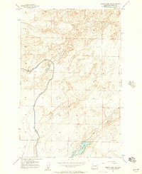 Wilson Creek SW 1956 topographic map thumbnail