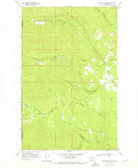 Winchester Peak 1968 topographic map thumbnail