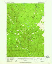 Wind River 1957 topographic map preview