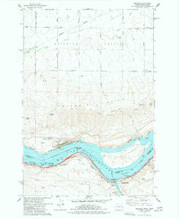 Wishram 1977 topographic map thumbnail
