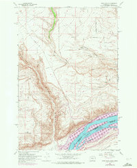 Wood Gulch 1962 topographic map thumbnail