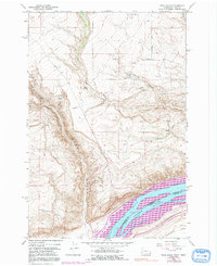Wood Gulch 1962 topographic map thumbnail