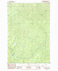Woolford Creek 1985 topographic map thumbnail