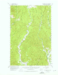 Wynoochee Valley 1955 topographic map thumbnail