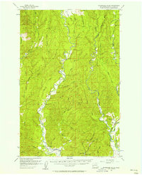 Wynoochee Valley 1955 topographic map thumbnail