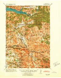 Yacolt 1941 topographic map thumbnail
