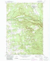 Yacolt 1971 topographic map preview