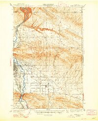 Yakima East 1941 topographic map thumbnail