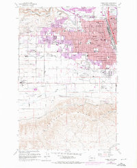 Yakima West 1958 topographic map thumbnail