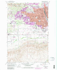 Yakima West 1958 topographic map thumbnail
