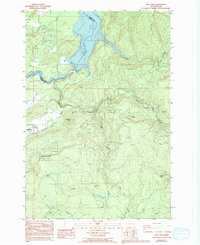 Yale Dam 1986 topographic map thumbnail