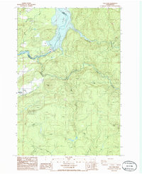 Yale Dam 1986 topographic map thumbnail