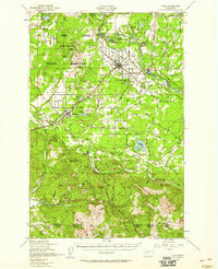 Yelm 1949 topographic map thumbnail
